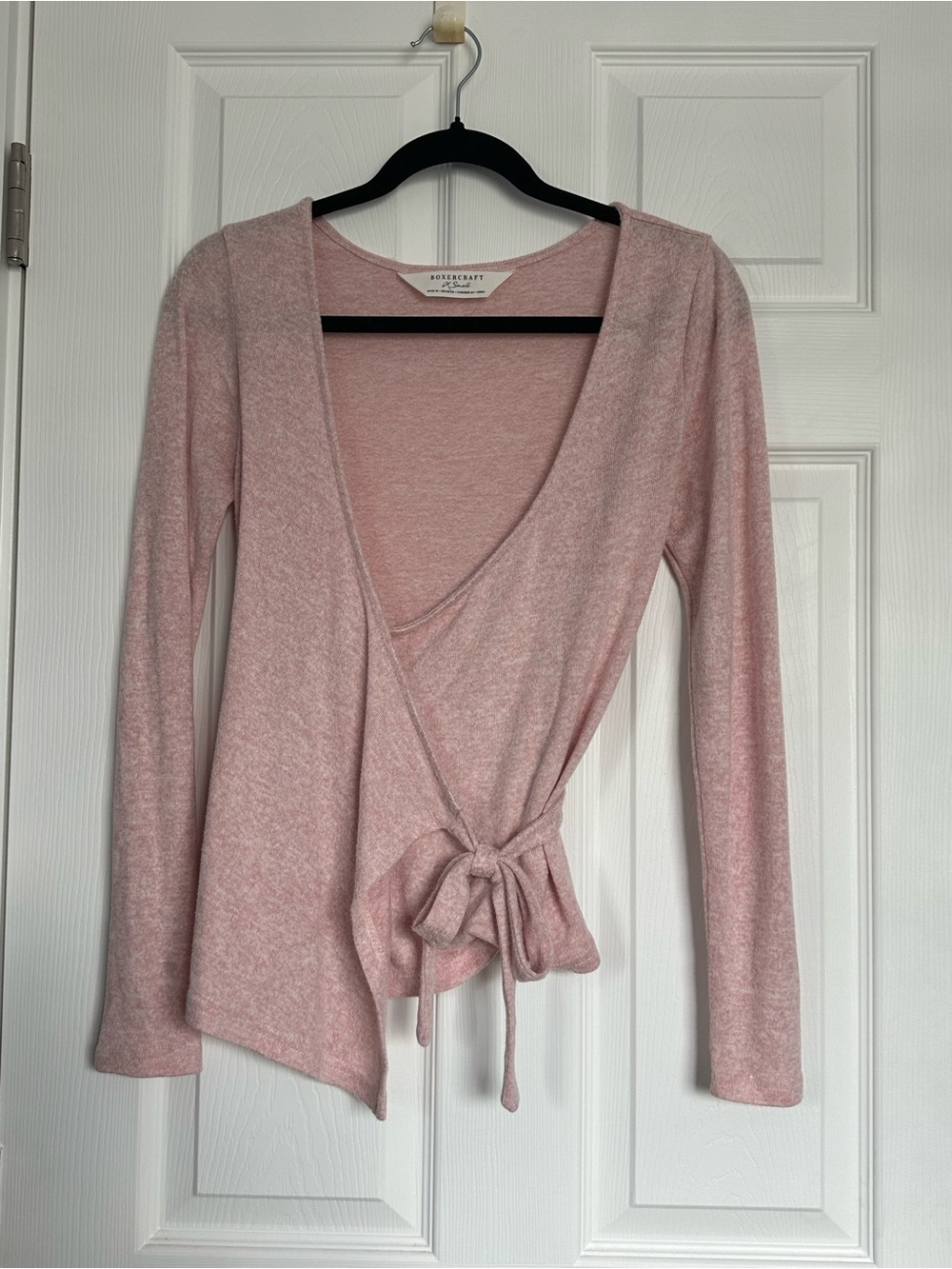 Boxercraft Blush Wrap Cardigan with Side Tie